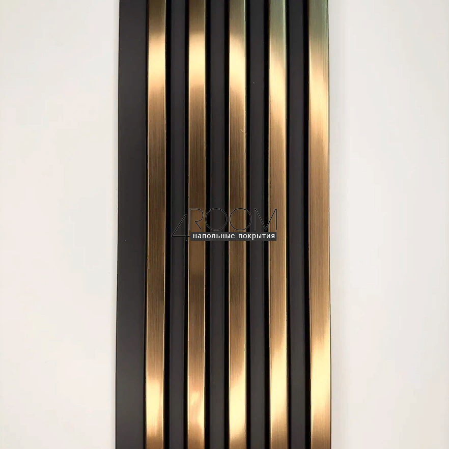 Стеновая 3D Панель Paolo Arte Konture, Kr208SP-1/2,7 Античная Бронза, 122х12х2700мм