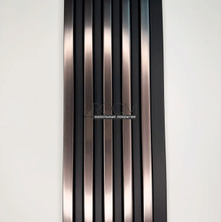 Стеновая 3D Панель Paolo Arte Konture, Kr208SP-4/2,7 Тёмный Металл, 122х12х2700мм
