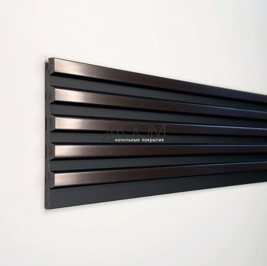 Стеновая 3D Панель Paolo Arte Konture, Kr208SP-4/2,7 Тёмный Металл, 122х12х2700мм