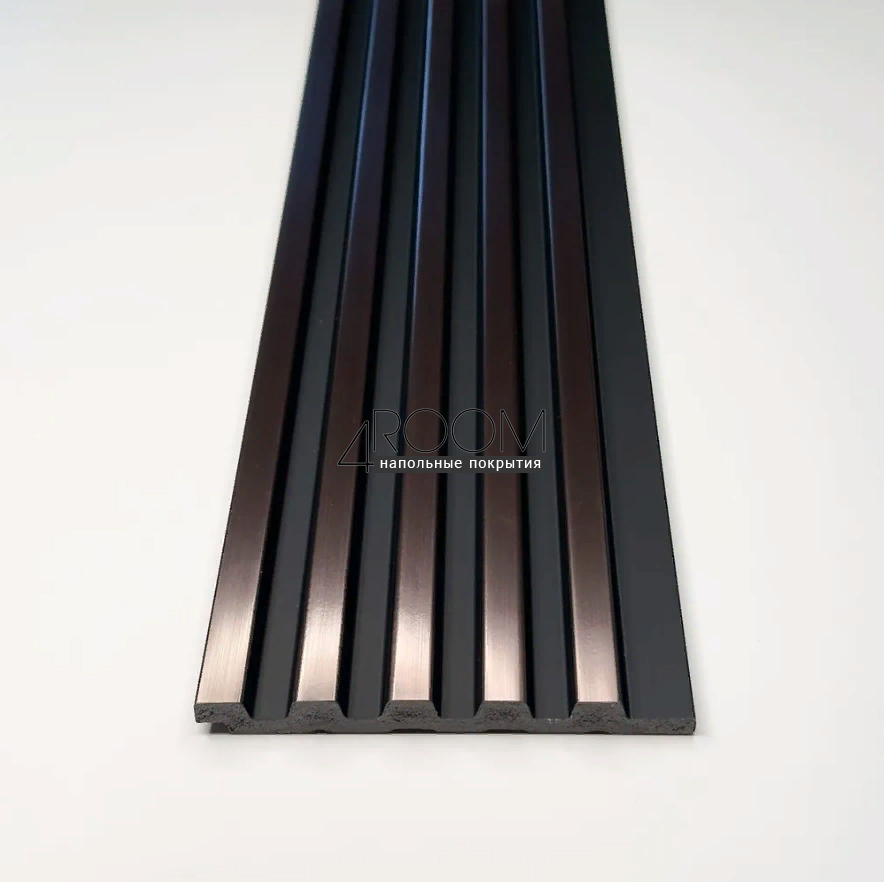 Стеновая 3D Панель Paolo Arte Konture, Kr208SP-4/2,7 Тёмный Металл, 122х12х2700мм
