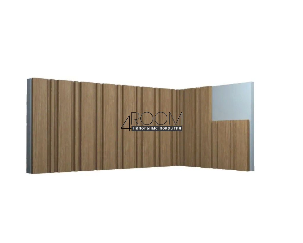 Стеновая 3D Панель Paolo Arte Konture, Kr200SP-6/2,7 Дуб, 122х12х2700мм