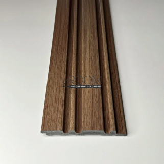 Стеновая 3D Панель Paolo Arte Konture, Kr200SP-7/2,7 Орех, 122х12х2700мм