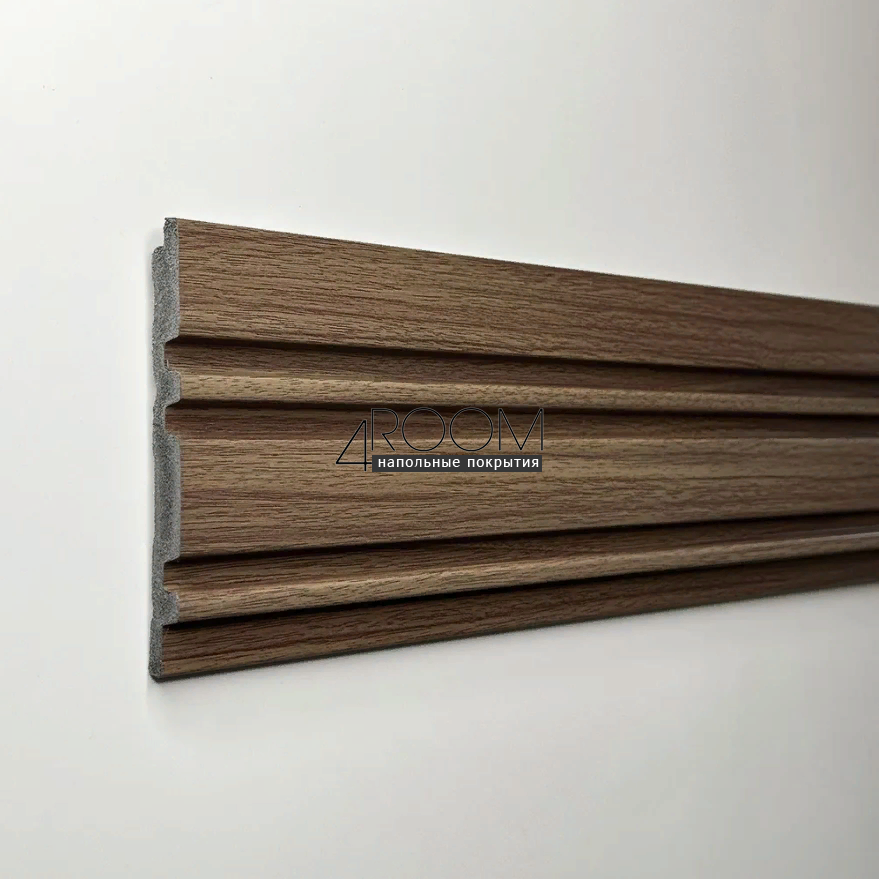 Стеновая 3D Панель Paolo Arte Konture, Kr200SP-7/2,7 Орех, 122х12х2700мм