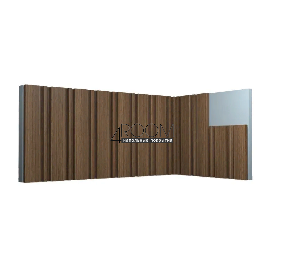 Стеновая 3D Панель Paolo Arte Konture, Kr200SP-7/2,7 Орех, 122х12х2700мм