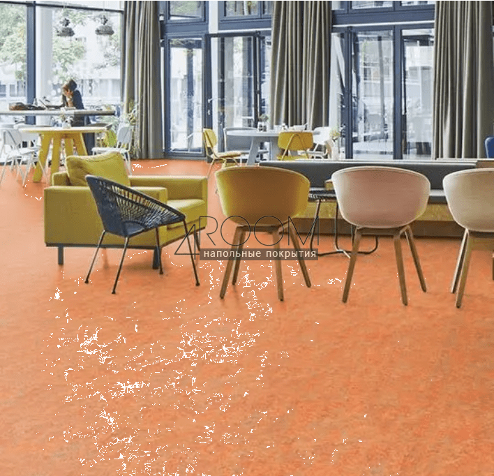 Натуральный линолеум FORBO MARMOLEUM Marbled Vivace 3403 Asian tiger