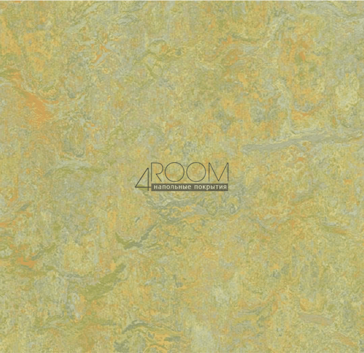 Натуральный линолеум FORBO MARMOLEUM Marbled Vivace 3413 green melody