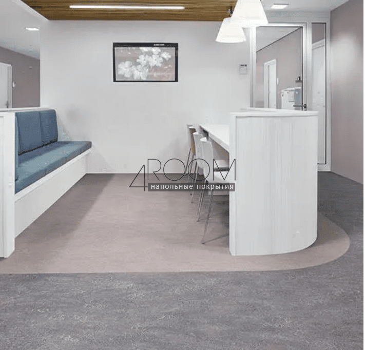 Натуральный линолеум FORBO MARMOLEUM Marbled Real 3123 arabesque