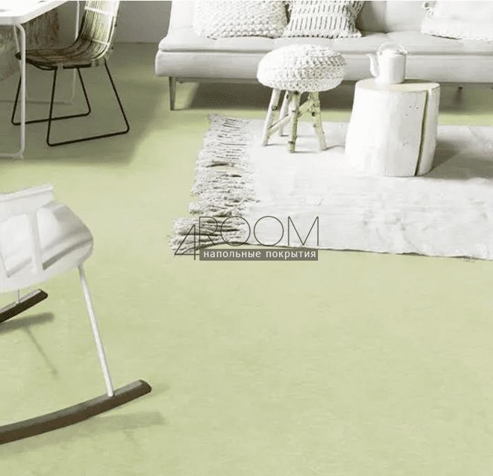 Натуральный линолеум FORBO MARMOLEUM Marbled Real 3881 green wellness