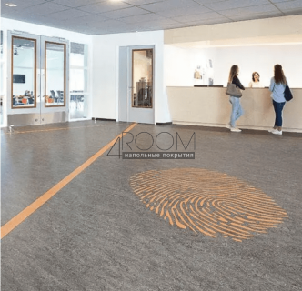 Натуральный линолеум FORBO MARMOLEUM Marbled Real 3174 Sahara
