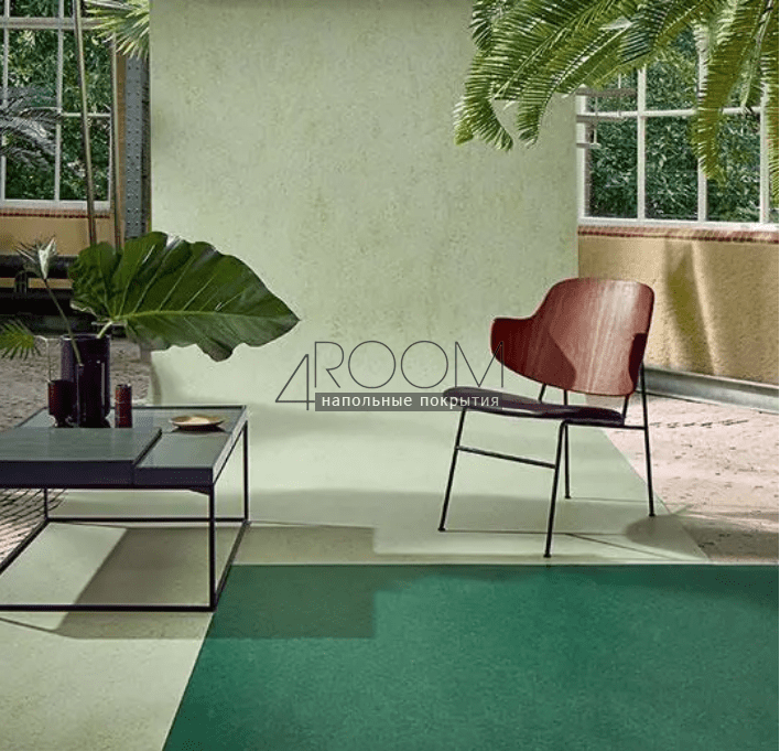 Натуральный линолеум FORBO MARMOLEUM Marbled Fresco 3271 hunter green