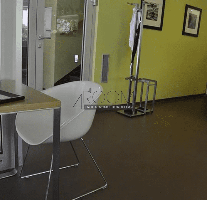 Натуральный линолеум FORBO MARMOLEUM Marbled Fresco 3874 walnut