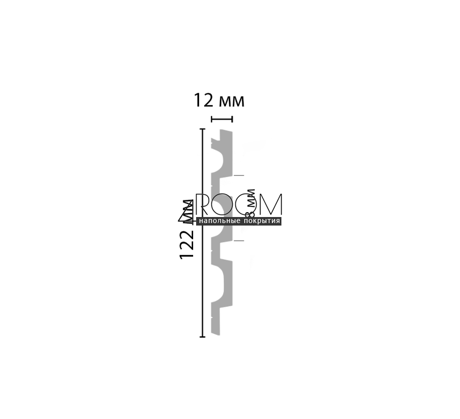 Цветная 3D декоративная панель из дюрополимера DECOMASTER D316-88 Дуб Натуральный, 122х12х2900мм