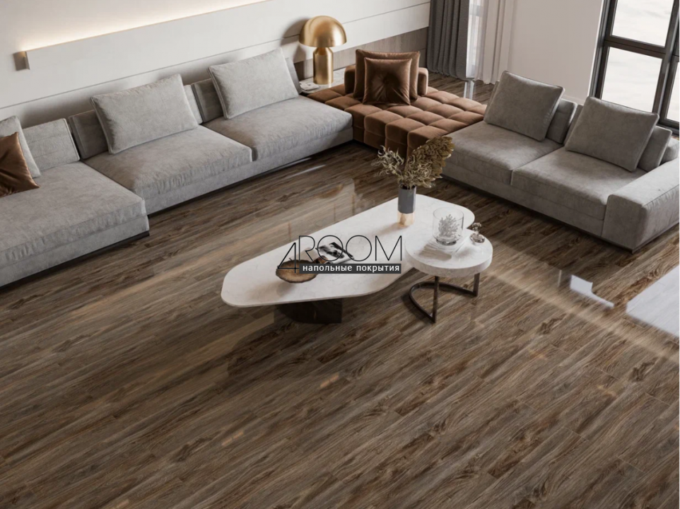 Суперглянцевый ламинат Mostflooring High Glossy 11908, 33 класс, U-фаска, 12мм