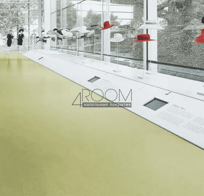 Натуральный линолеум FORBO MARMOLEUM Marbled Fresco 3265 avocado