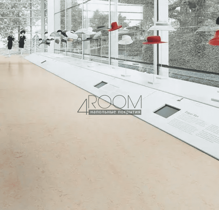 Натуральный линолеум FORBO MARMOLEUM SPLASH 3432 fruit punch