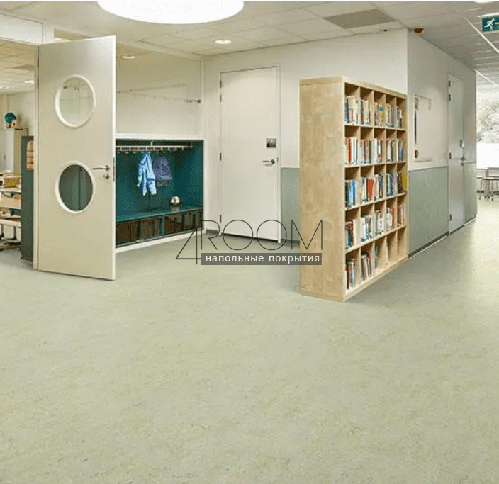 Натуральный линолеум FORBO MARMOLEUM SPLASH 3430 salsa verde