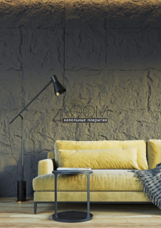 Стеновая 3D панель из полиуретана под покраску Bello Deco А005-1PU, 1200х600х30мм