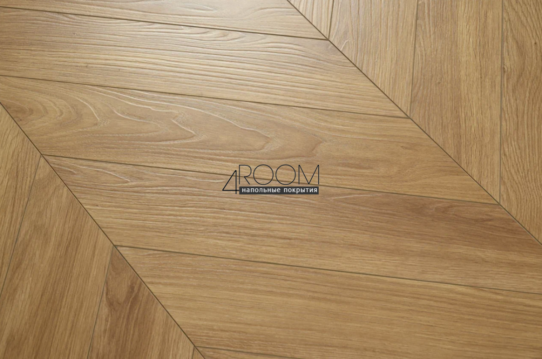 Ламинат Французская ёлочка Wood Style Chevron CH155 Дуб Халкон, 550х112х12мм, 34 класс