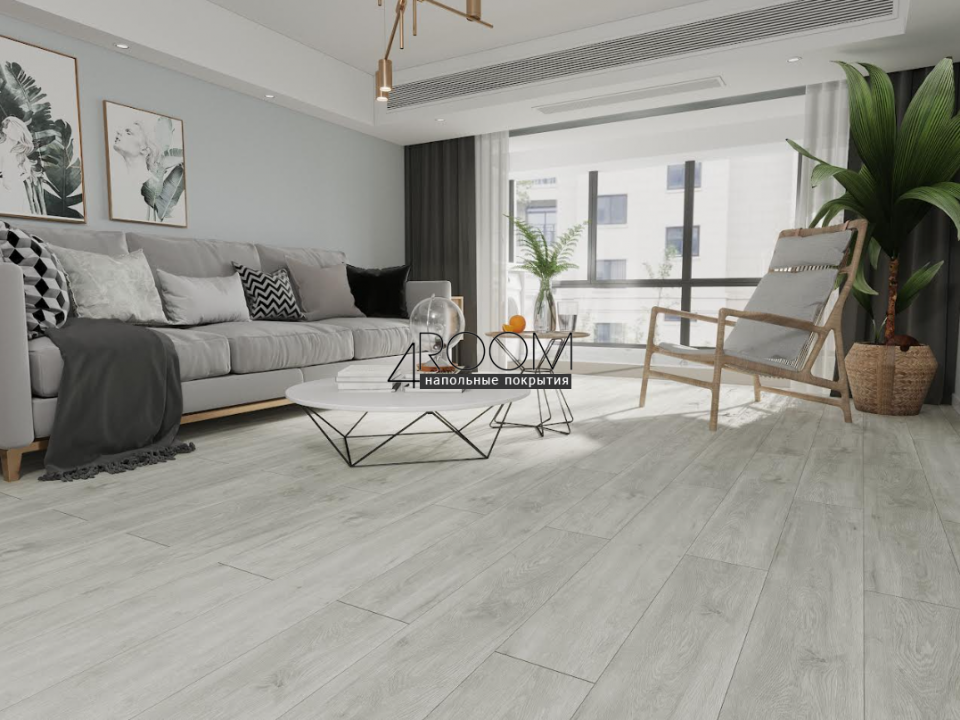 Каменно-полимерная замковая SPC плитка LAMINEXT FINEST Дуб Дуб Брейв 1303, 1220х183мм, 4/0,3мм