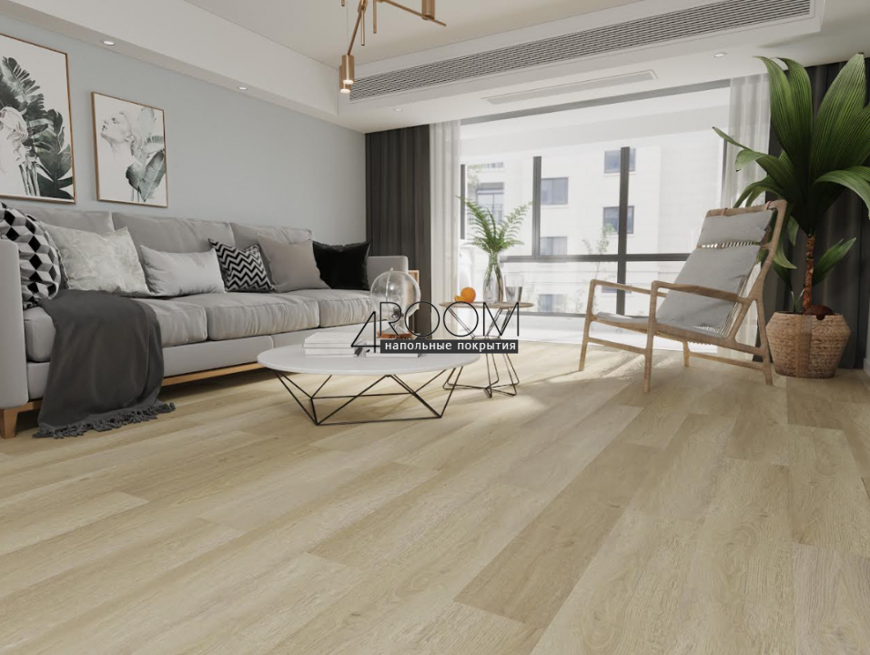 Каменно-полимерная замковая SPC плитка LAMINEXT LEGACY 1202 Дуб Честер, 1220х183мм, 3,6/0,3мм, 42 класс