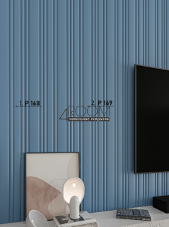 3D декоративная панель под покраску из дюрополимера Perfect Plus P168, 200х14х2800мм