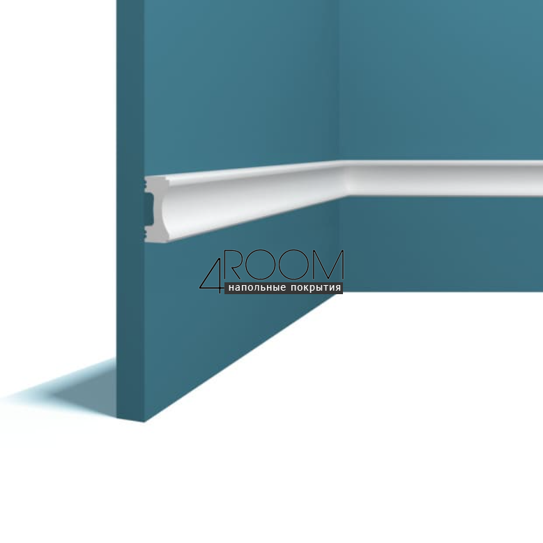 Рейка из дюрополимера под покраску - молдинг Perfect Plus P136-2800, 33х14х2800 мм