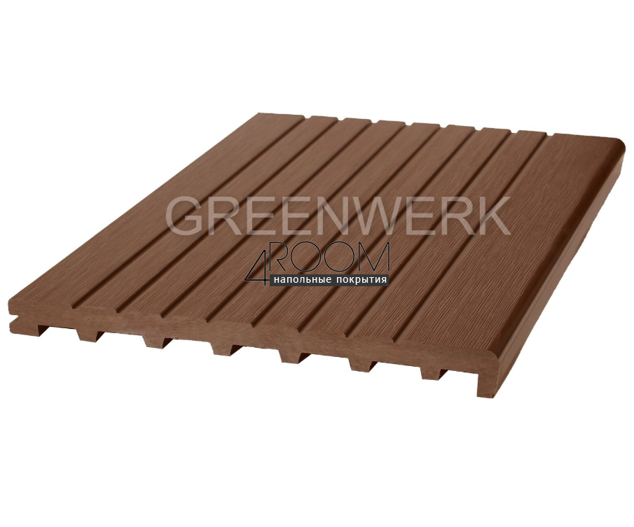 Ступень из ДПК Greenwerk Венге, 320х24мм