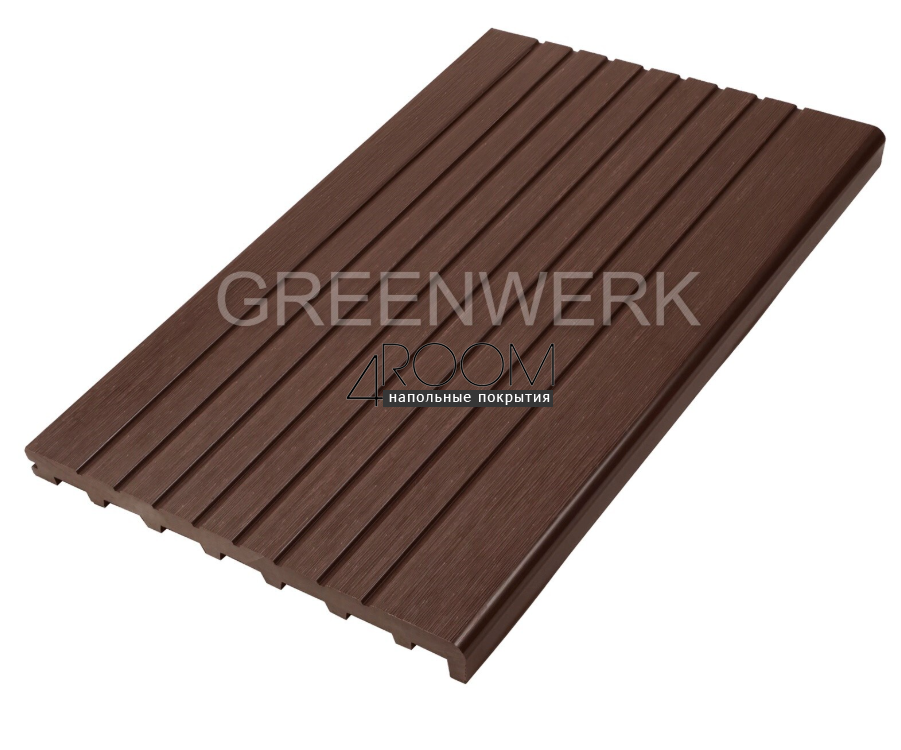 Ступень из ДПК Greenwerk Венге, 320х24мм