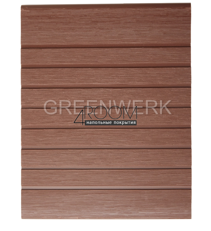Ступень из ДПК Greenwerk Красное дерево, 320х24мм