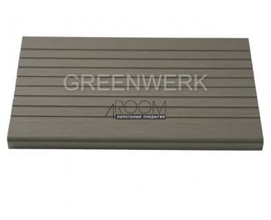 Ступень из ДПК Greenwerk Серый, 320х24мм