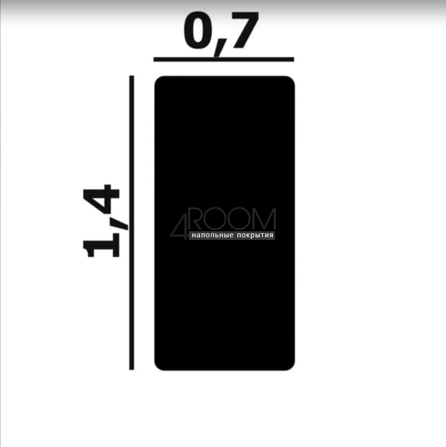 Рейка из дюрополимера под покраску - молдинг Perfect Plus P133-2000, 14х7х2000 мм