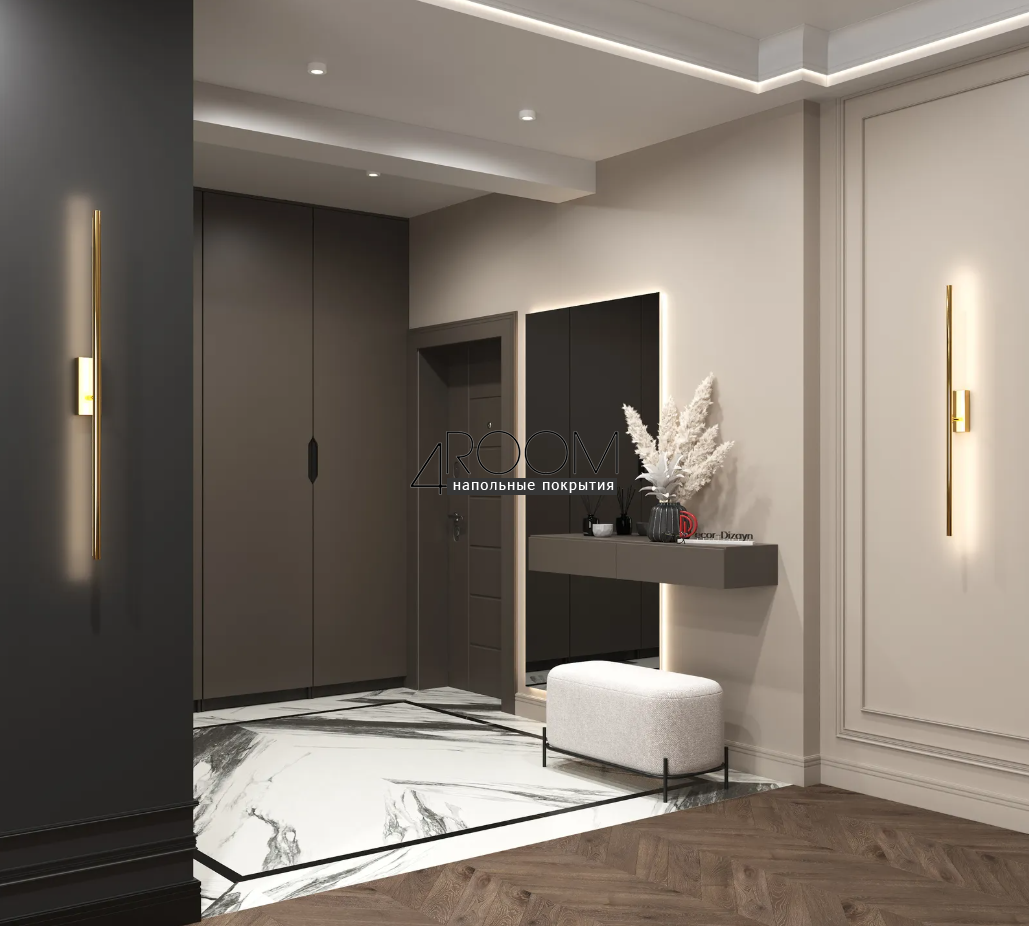 Плинтус из дюрополимера под покраску Decor-Dizayn DD724, 120х16х2000мм