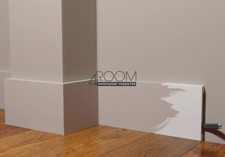 Плинтус из дюрополимера под покраску Decor-Dizayn DD710, 120х13х2000мм