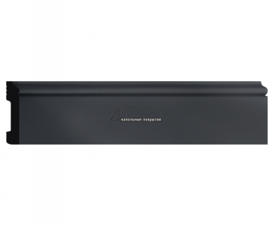Плинтус из дюрополимера Decomaster D005-112G Темно серый, 79х13х2400мм