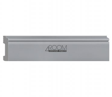 Плинтус из дюрополимера Decomaster D005-118 Серо-бежевый, 79х13х2400мм