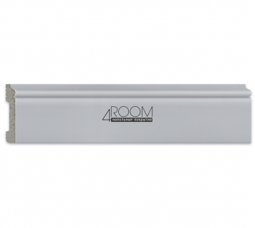 Плинтус из дюрополимера Decomaster D005-119 Бежевый, 79х13х2400мм