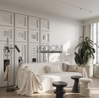 3D декоративная панель из дюрополимера Европласт New Art Deco 6.59.805, 240х28х2800мм (под покраску)