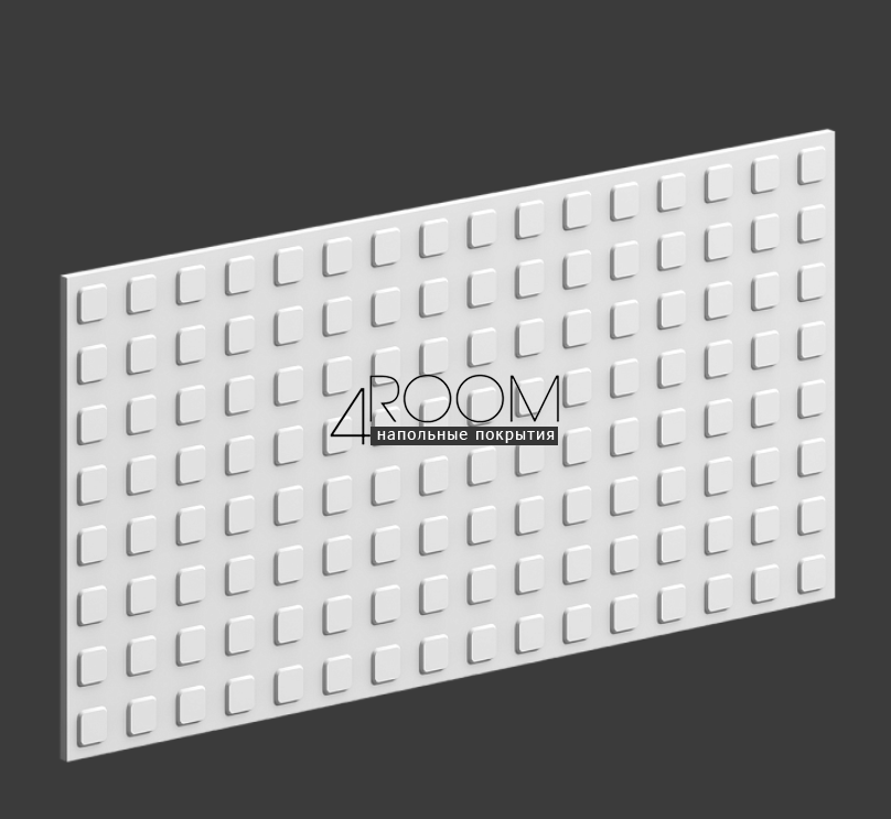 3D декоративная панель из полиуретана Европласт New Art Deco 1.59.906, 800х400х13 мм (под покраску)