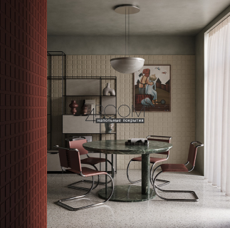 3D декоративная панель из полиуретана Европласт New Art Deco 1.59.905, 800х400х13 мм (под покраску)