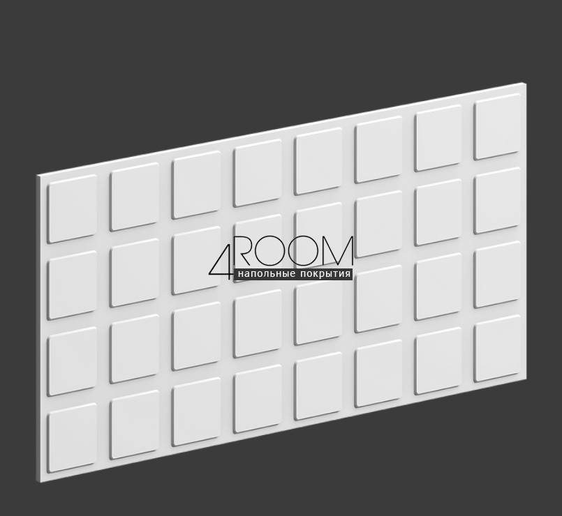 3D декоративная панель из полиуретана Европласт New Art Deco 1.59.905, 800х400х13 мм (под покраску)