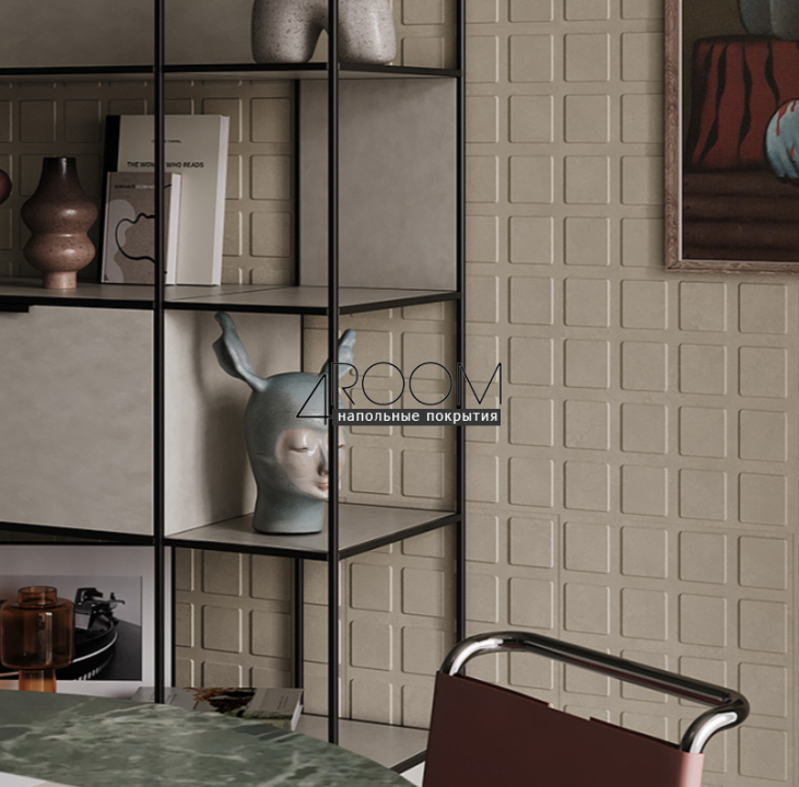 3D декоративная панель из полиуретана Европласт New Art Deco 1.59.905, 800х400х13 мм (под покраску)
