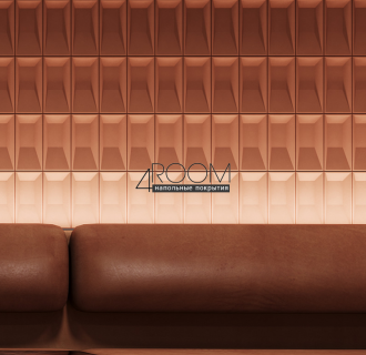3D декоративная панель из полиуретана Европласт New Art Deco 1.59.903, 416х416х30 мм (под покраску)