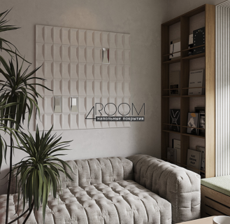 3D декоративная панель из полиуретана Европласт New Art Deco 1.59.903, 416х416х30 мм (под покраску)