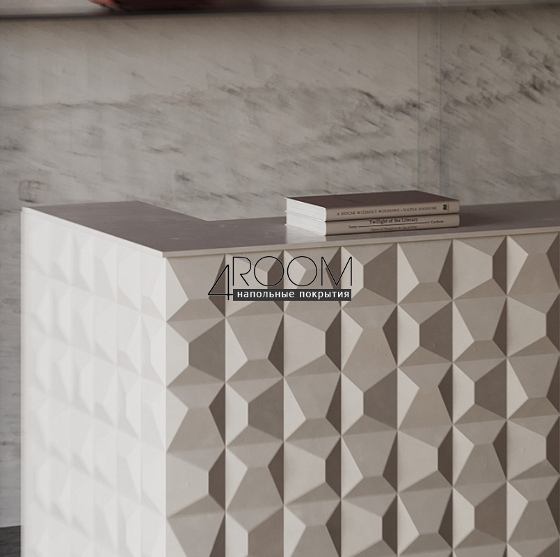 3D декоративная панель из полиуретана Европласт New Art Deco 1.59.902, 450х225х23 мм (под покраску)