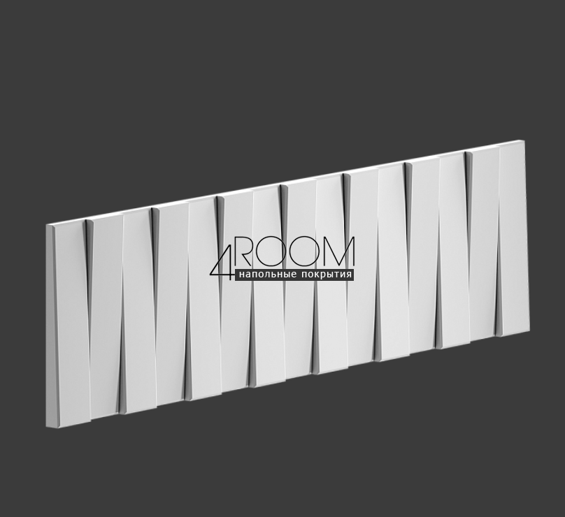 3D декоративная панель из полиуретана Европласт New Art Deco 1.59.901, 960х240х20 мм (под покраску)
