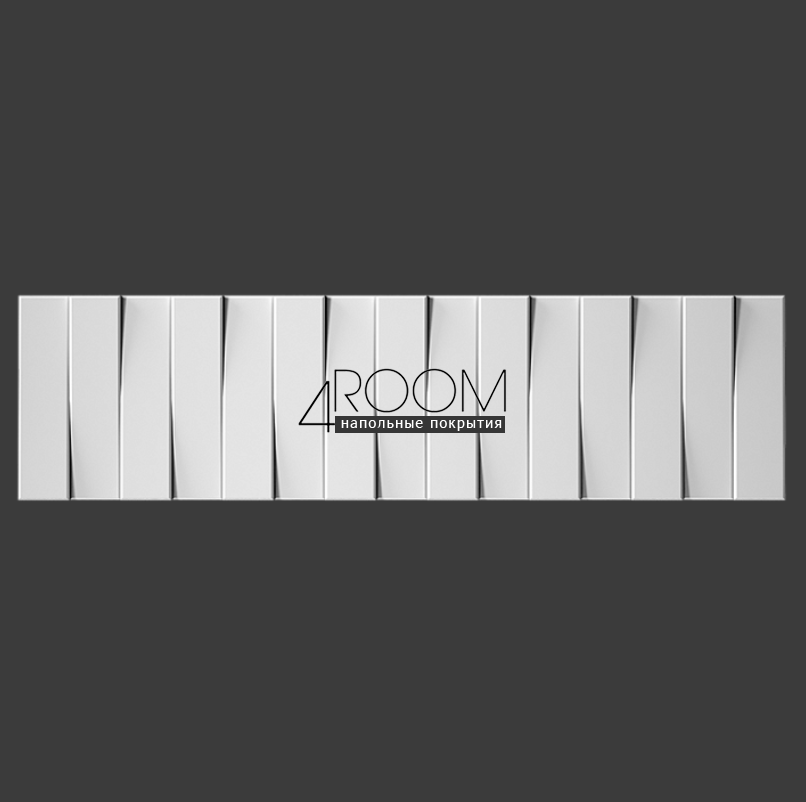 3D декоративная панель из полиуретана Европласт New Art Deco 1.59.901, 960х240х20 мм (под покраску)