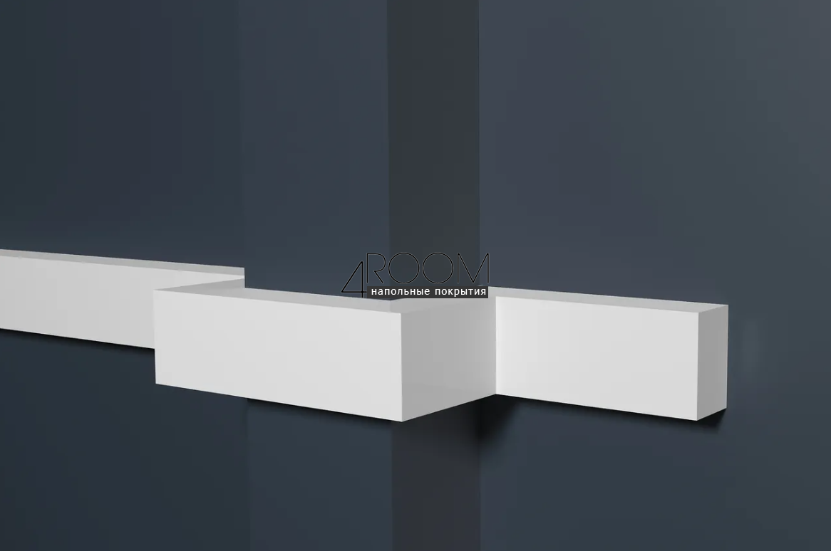Рейка из дюрополимера под покраску - молдинг Decor-Dizayn DD611(3м), 20х30х3000 мм