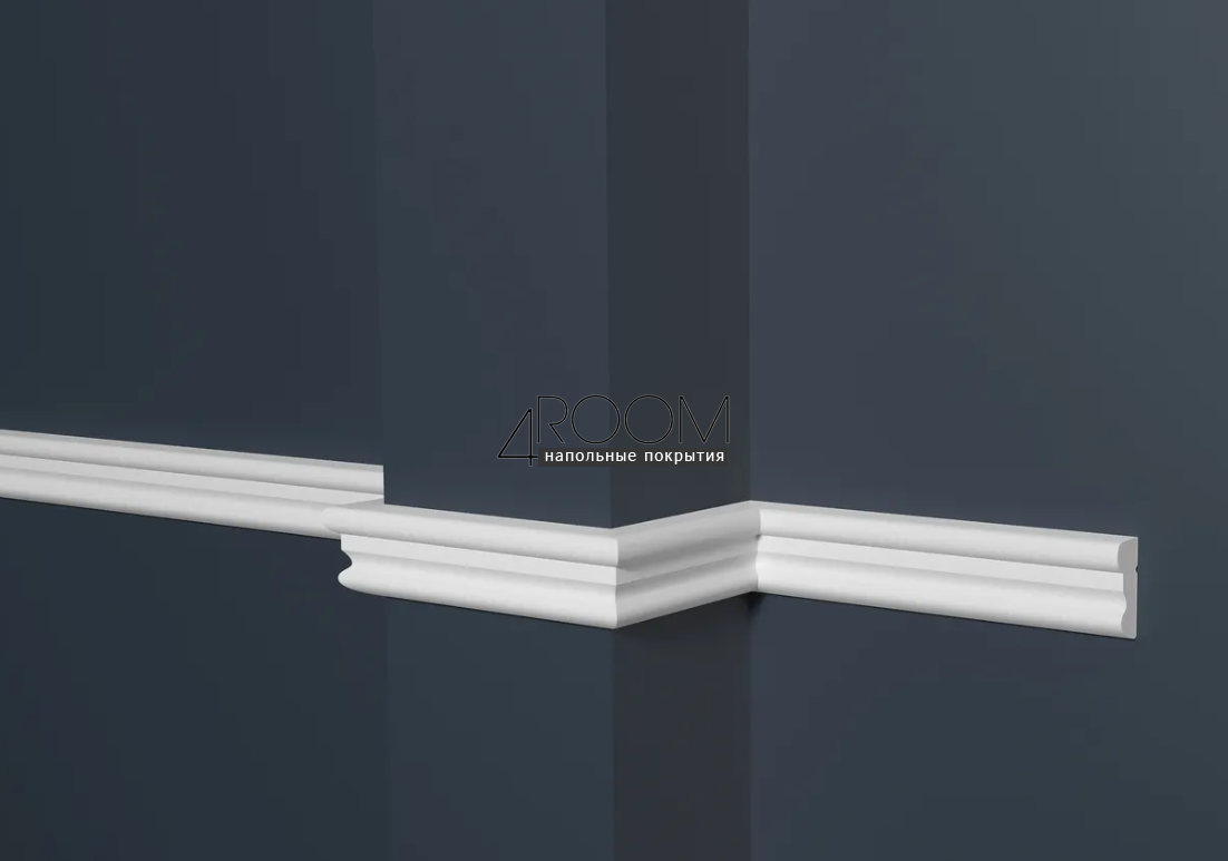 Молдинг из дюрополимера под покраску Decor-Dizayn DD25, 19х9х2000 мм