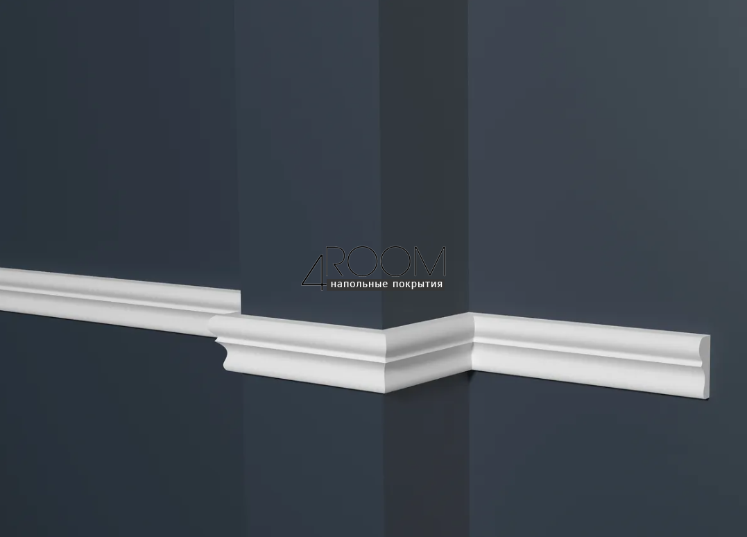 Молдинг из дюрополимера под покраску Decor-Dizayn DD602, 19х8х2000 мм