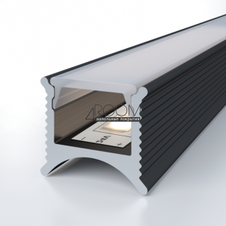Рассеиватель LED жесткий Decaro DR11W, белый, 3000 мм
